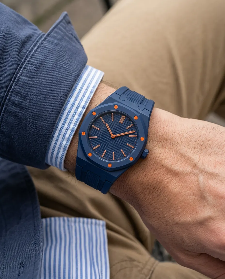 Navy / Orange concept render