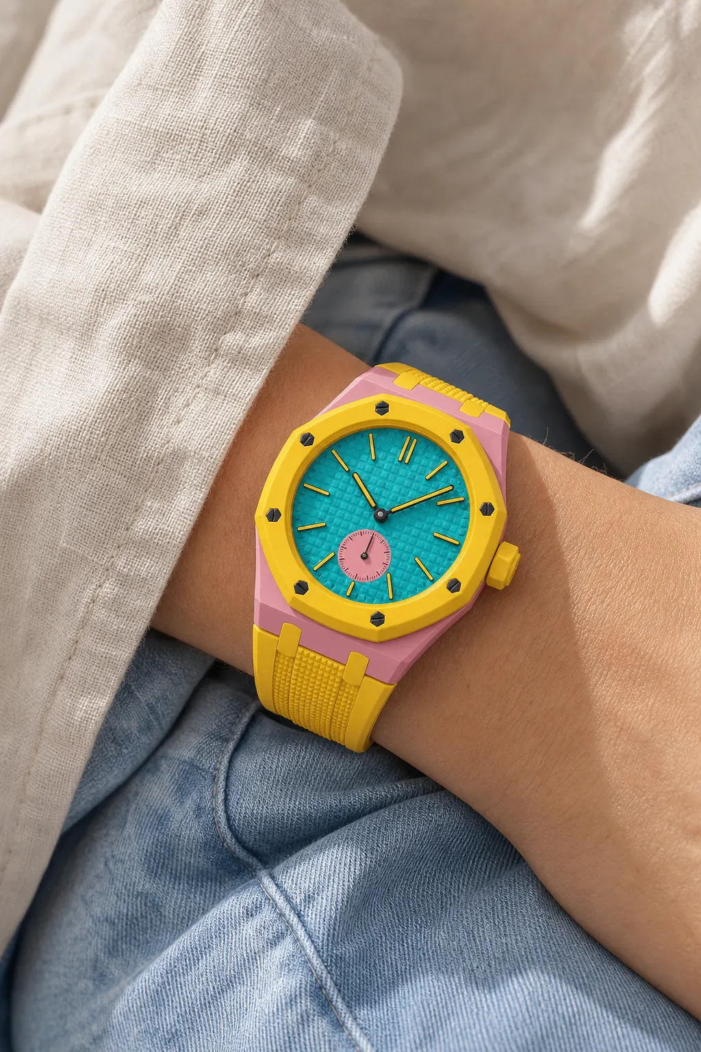 Popart Yellow / Pink / Teal concept render