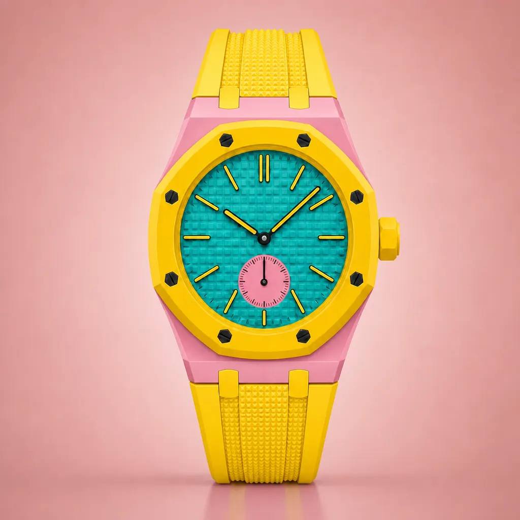 Popart Yellow / Pink / Teal variant render